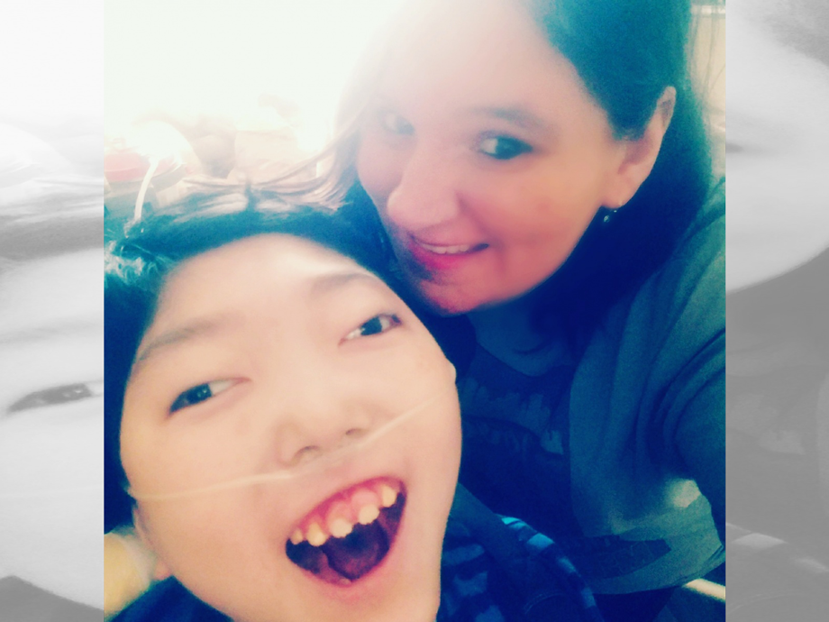 Adoptive Family Has One Wish For Special Needs Son - Selfie (920x690), Png Download