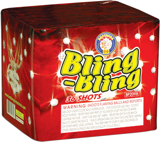 Bling Bling 36's Bros - Bling Bling Firework (600x600), Png Download