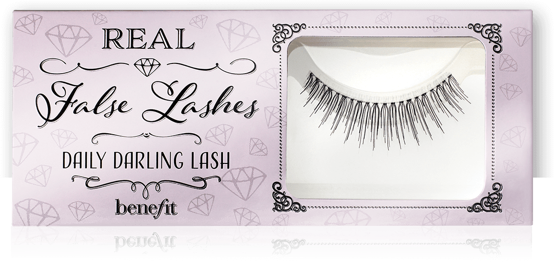 Las Pestañas Postizas Daily Darling Combinan Pestañas - Benefit 'real False Lashes' Debutante False Eyelashes (1220x1380), Png Download