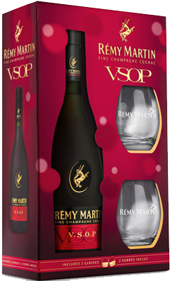Remy Martin Glass Pack (312x559), Png Download