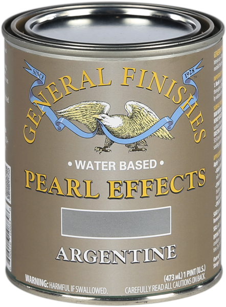 General Finishes Argentine Pearl Effects, Quart - General Finishes Pearl Effects House Paint (546x650), Png Download