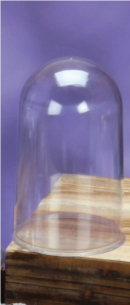 Plastic Dome W Base, - Plywood (500x600), Png Download