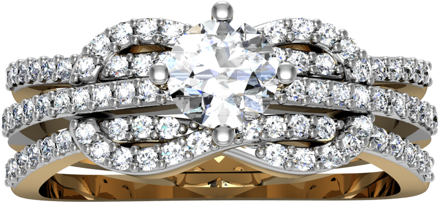 Silver Ring With Diamonds Png - Ring (1280x1024), Png Download