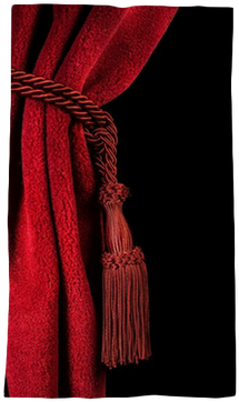 Red Theatre Curtain Blackout Window Curtain • Pixers® - Wool (400x400), Png Download