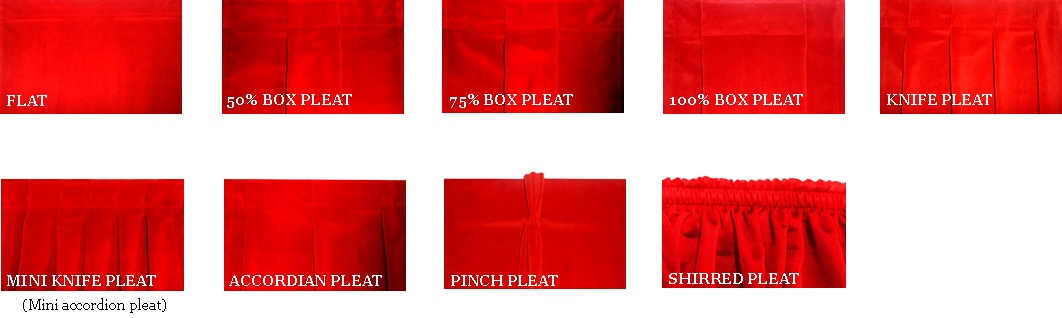Pleating Gives The Curtain Depth And Allows The Curtain - Stage Curtain Fullness (1062x318), Png Download