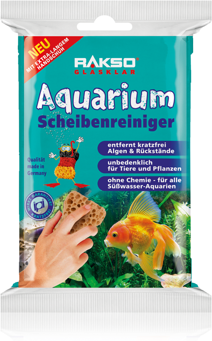 Rakso Aquarium Cleaner - Trollull Stove Glass Cleaner / Cleaning Pads X 2 For (489x682), Png Download