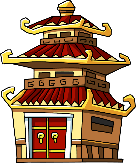 Pagoda - Giant Panda (568x679), Png Download