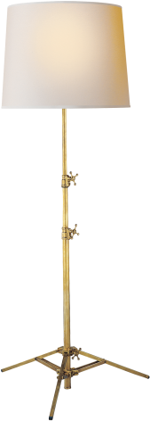 Studio Floor Lamp In Hand-rubbed Antique Brass With - Visual Comfort Tob1010hab-np Thomas Obrien Studio 54 (480x480), Png Download
