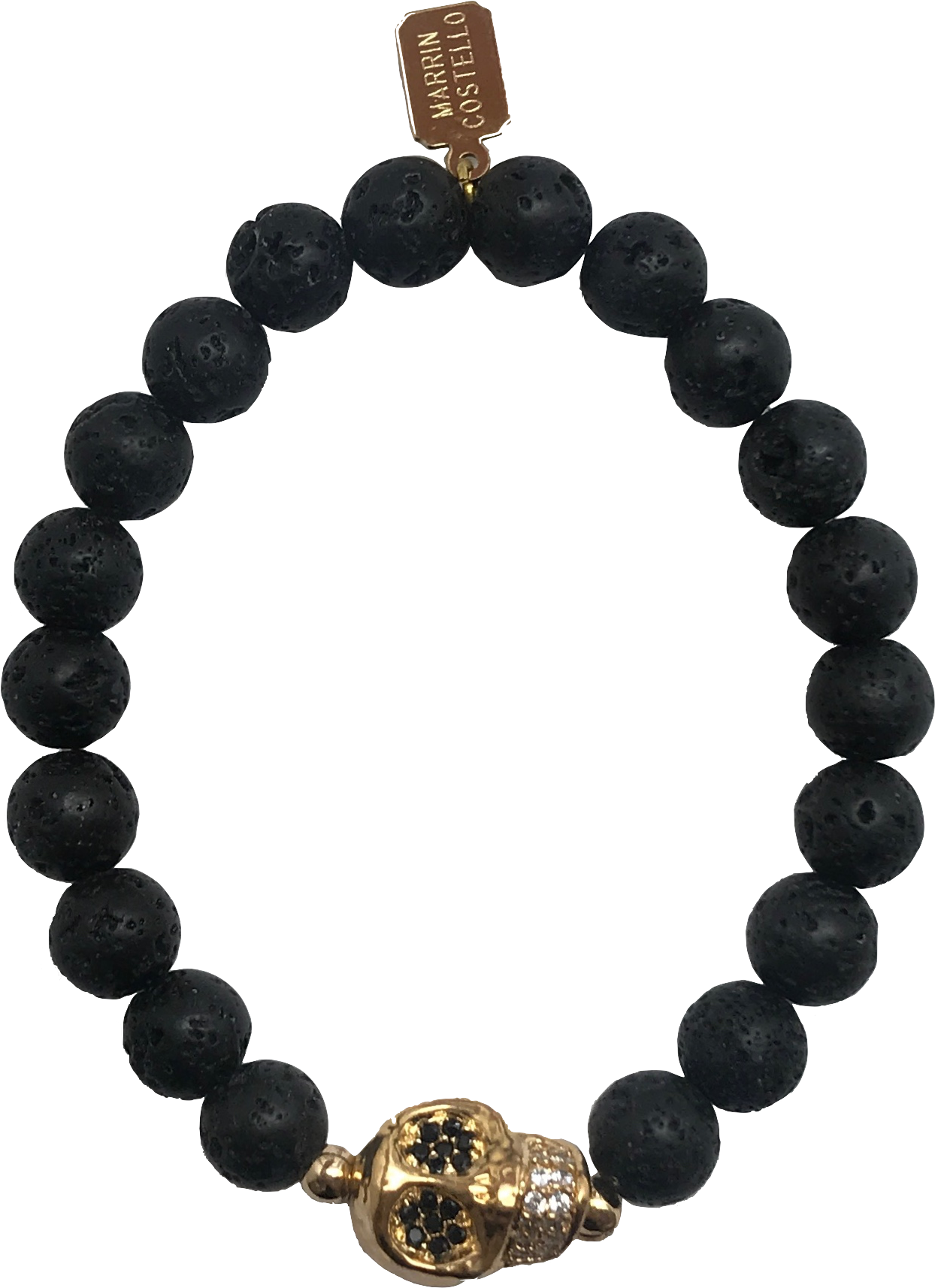Rilla Bracelet Gold - Esquire Men's Jewelry Hematite (8mm) Beaded Bracelet (1795x2244), Png Download