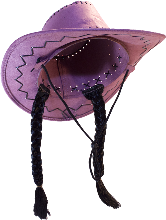 14375 Pink Hat Black - Cowboy Hat (600x802), Png Download