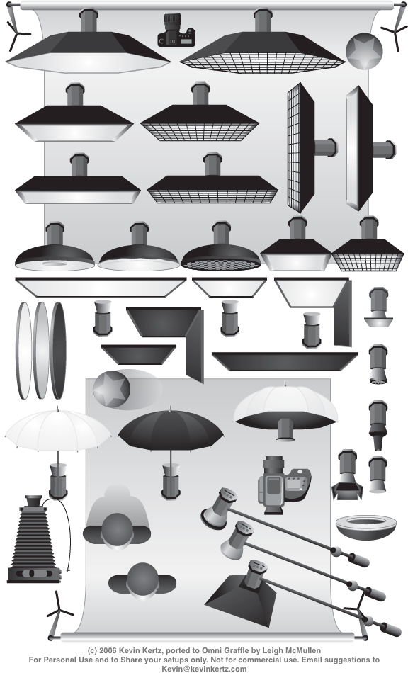 Lighting Diagrams For Photography - Lighting Diagram Film Psd (576x950), Png Download