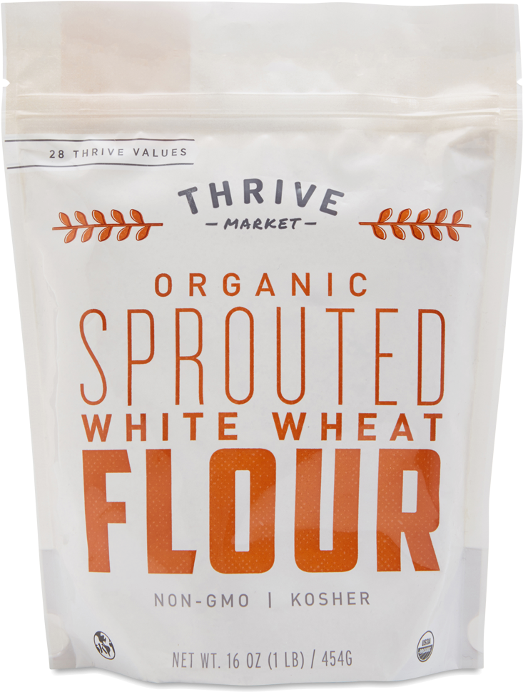 Organic Sprouted White Wheat Flour - Thrive Market Organic Sprouted White Wheat Flour (1200x1200), Png Download