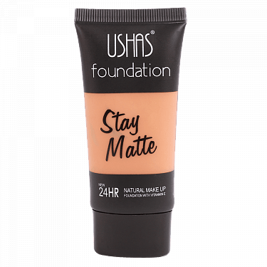 Buy Ushas New 24hr Stay Matte Foundation Natural Makeup - Ushas Matte Foundation (375x375), Png Download