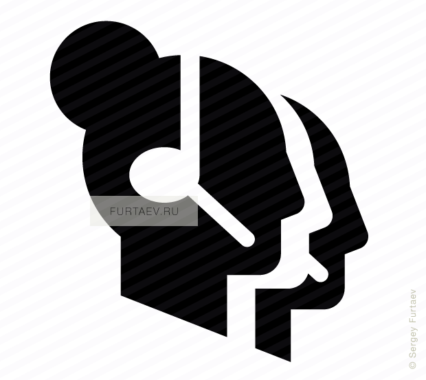 Vector Icon Of Female And Male Profiles With Headsets - Call Center Icon Free (620x553), Png Download