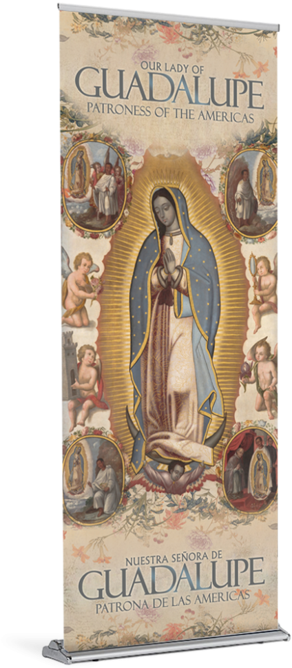Tap To Expand - Virgin Of Guadalupe. Banner (1024x1024), Png Download