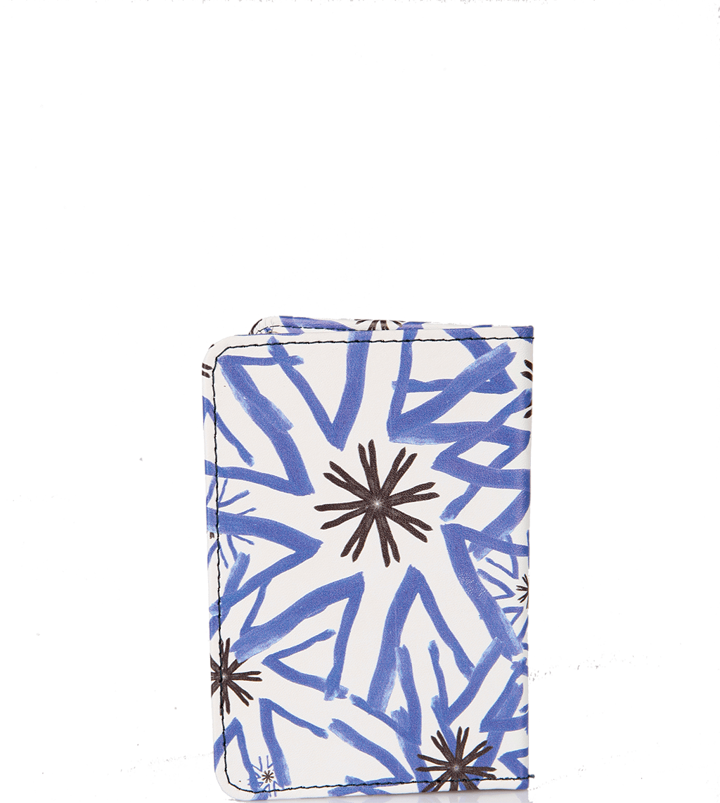 Blue Star Passport Holder - Shoulder Bag (1024x1142), Png Download