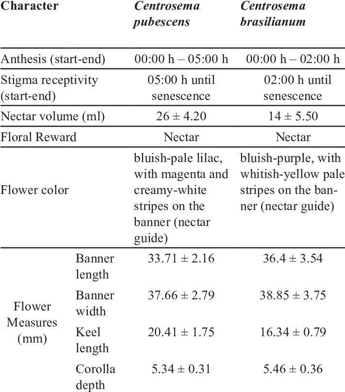 Floral Biology Of Two Synchronopatric Species Of Centrosema - Number (710x818), Png Download