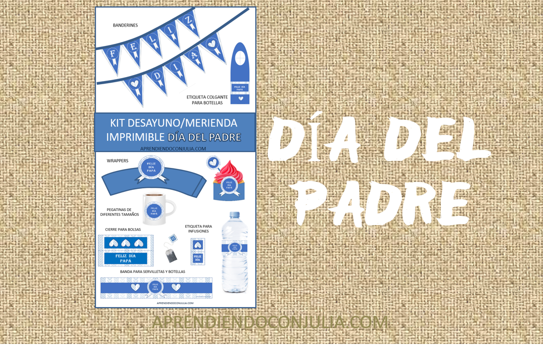 Imprimibles Para El Día Del Padre - Father's Day (1063x676), Png Download