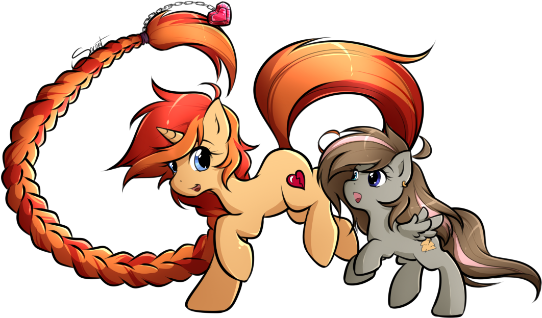 Secret-pony, Braid, Long Mane, Oc, Oc - Cartoon (1200x762), Png Download
