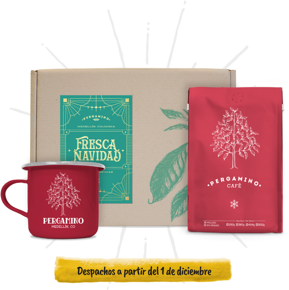 Pergamino - Café De Colombia En Grano Finca Lomaverde (1024x1024), Png Download