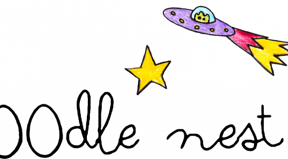 Doodle Nest (580x320), Png Download