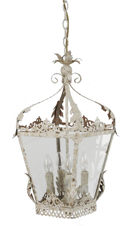 Intricate Metal Hanging Lantern Chandelier - Hanglamp Clayre En Eef (750x750), Png Download