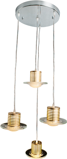 H303 Lantern Gold - Brass (600x600), Png Download