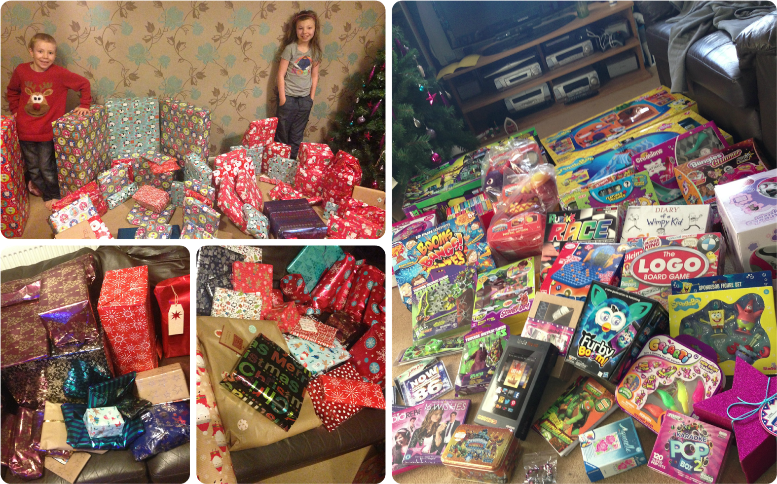 Lots Of Christmas Presents (1600x1006), Png Download