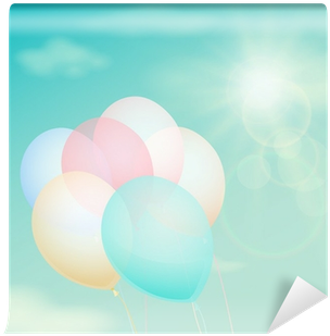 Colorful Balloon On The Background Sky - Balloon (400x400), Png Download