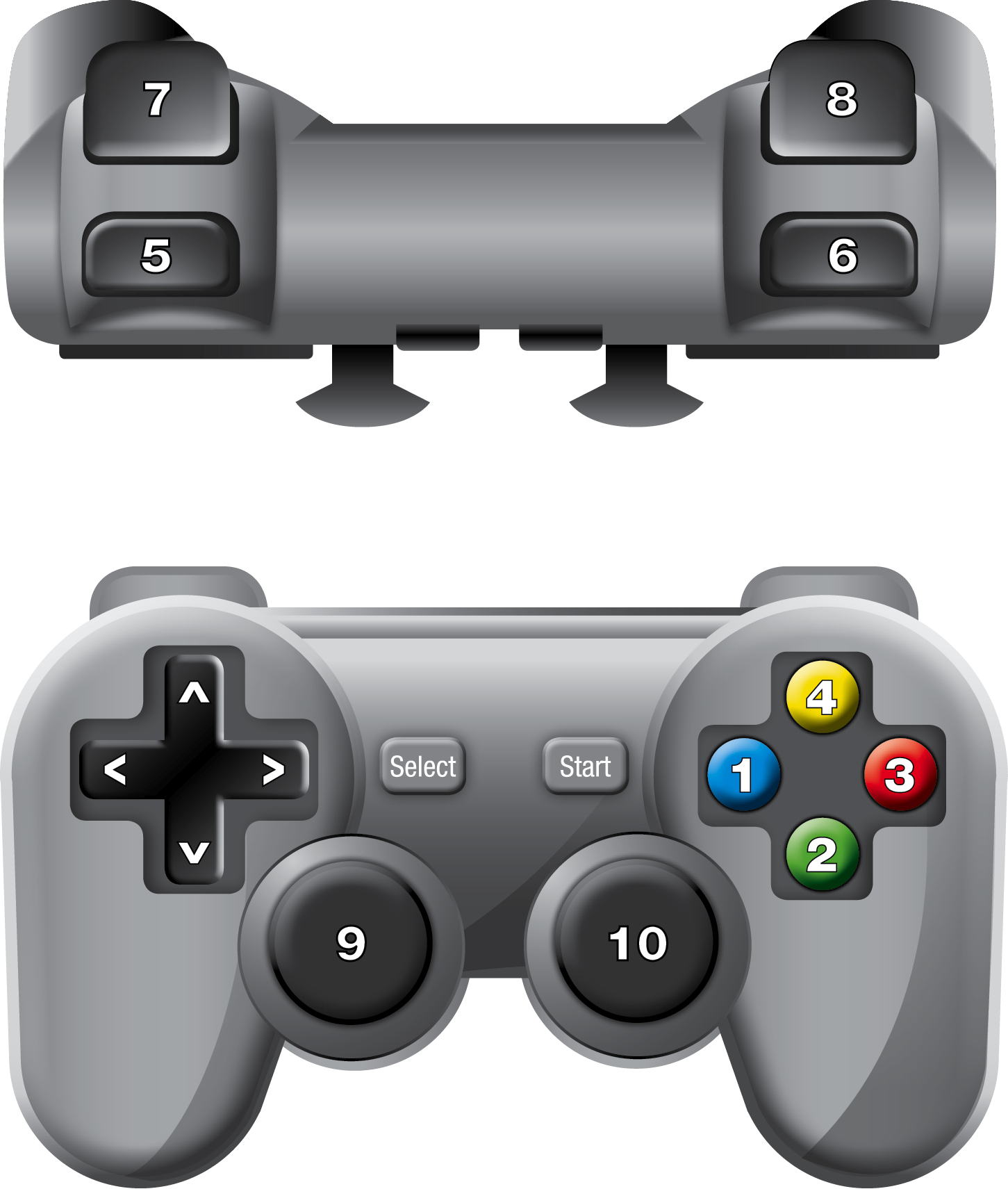 Gamepad Control Diagram - Lego Marvel (1451x1711), Png Download