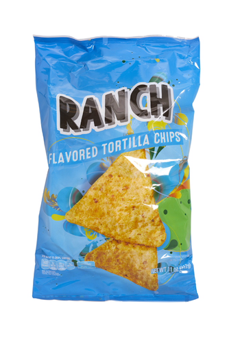 Ranch Flavored Tortilla Chips - Potato Chip (500x500), Png Download