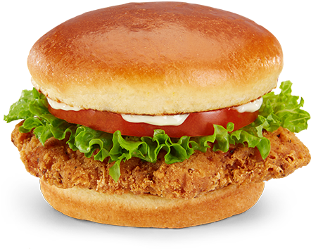Chicken Sandwich - Mcdonald's Crispy Chicken Sandwich (444x414), Png Download