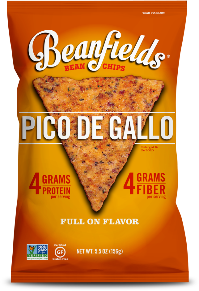 Pico De Gallo Bean Chips - Beanfields Pico De Gallo Chips (700x700), Png Download