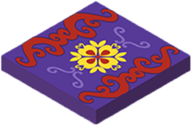 Flying Carpet Tile - Lilac (470x470), Png Download