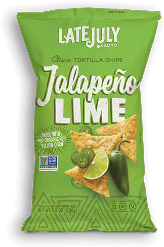 Late July Jalapeno Lime Tortilla Chips - Late July Jalapeno Lime (359x495), Png Download