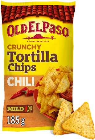Tortilla Chips Chili - Old El Paso Original Smoky Bbq Sizzling Fajita Dinner (800x450), Png Download