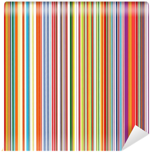 Abstract Color Stripes Background Wall Mural • Pixers® - Art Paper (400x400), Png Download