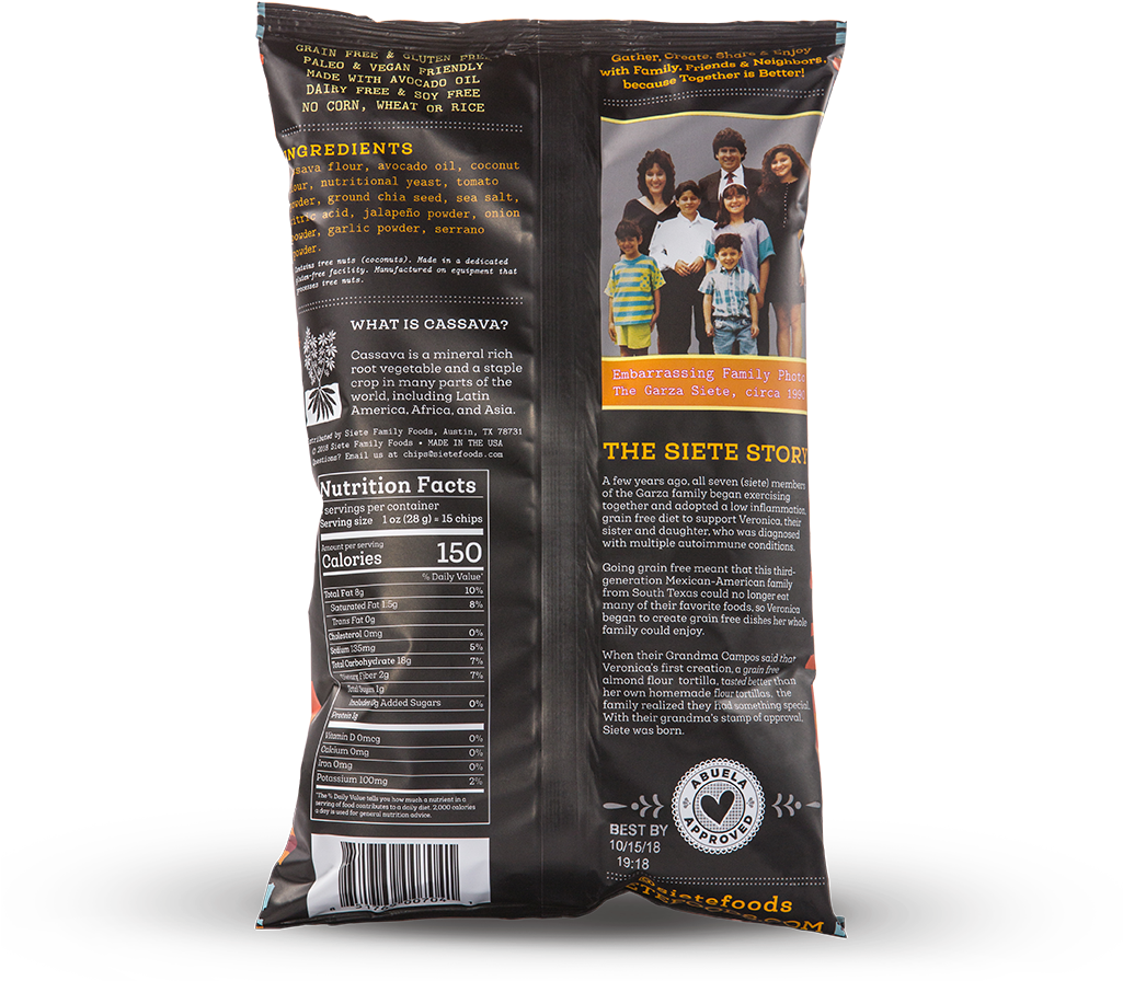 Salud Y Sabor - Tortilla Chip (1024x1024), Png Download