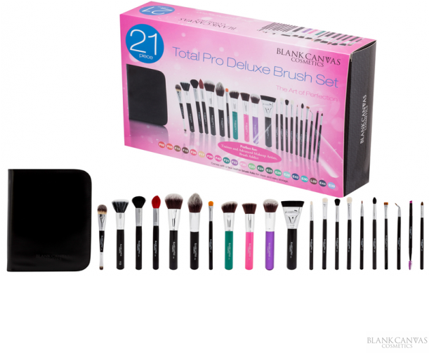Blank Canvas Pro Deluxe Brush Set 21 Piece (610x610), Png Download