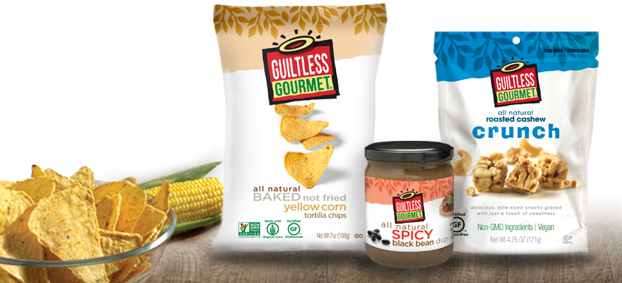 The Taste You Love With A Great New Look - Guiltless Gourmet Baked Tortilla Chips, Chili Lime (870x396), Png Download
