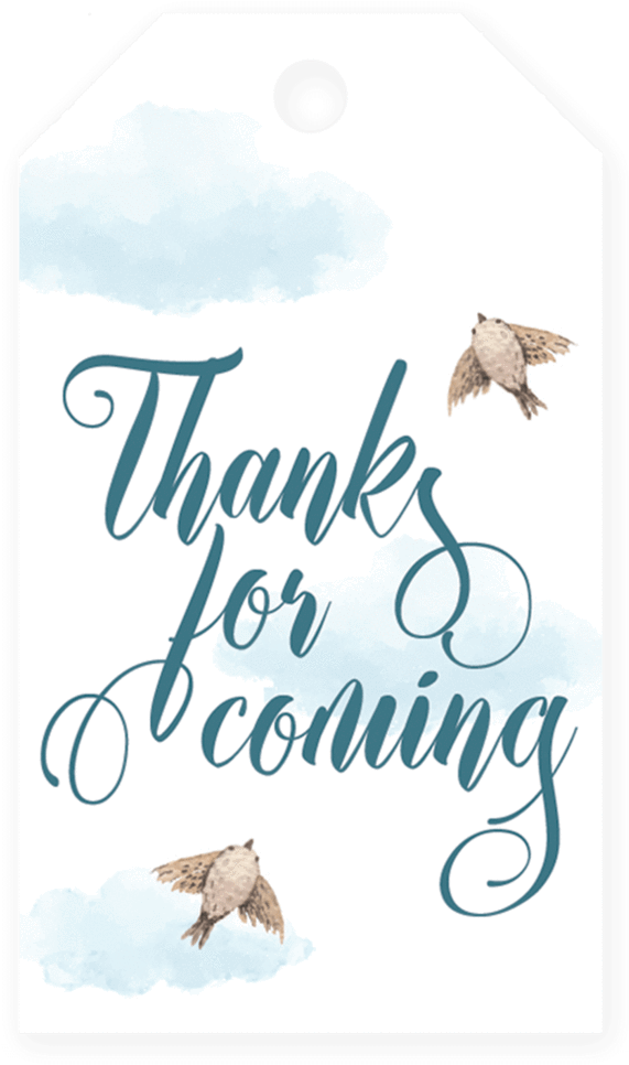 Thanks For Coming Png (819x1024), Png Download