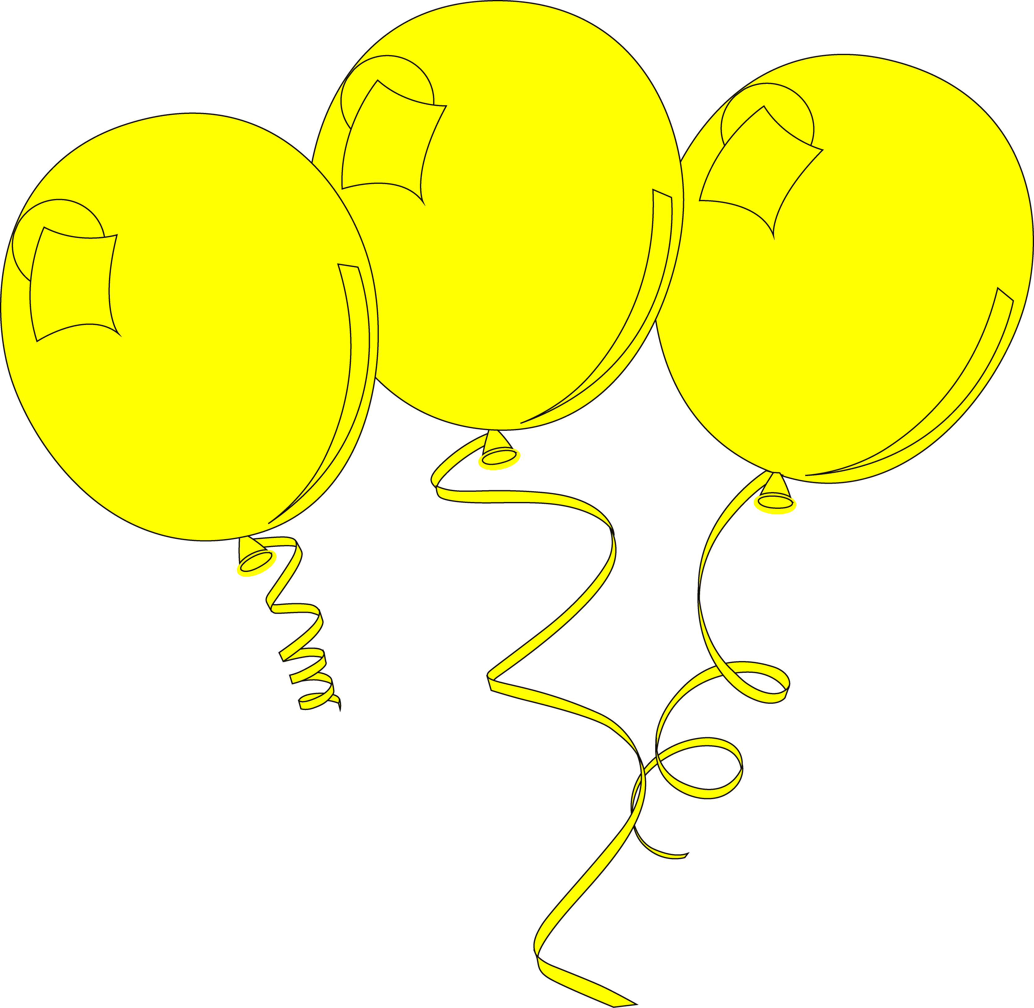 Como Elaborar O Plano Estratégico - Baloes Amarelo Png (3341x3257), Png Download