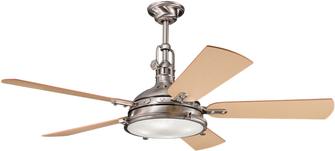 Fans Whitmore 300105obb - Kichler Lighting 300018bss 56-inch Hatteras Bay Ceiling (900x675), Png Download