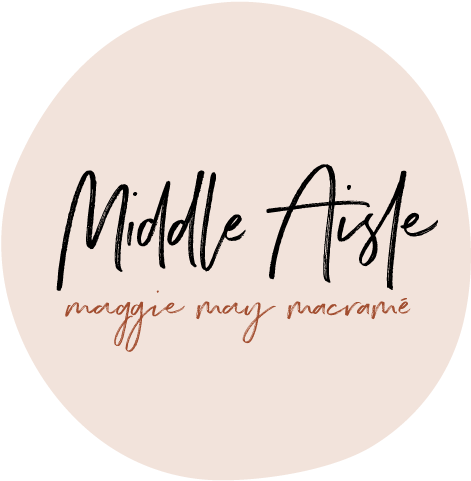 Macrame Wedding Arch Hire - Calligraphy (500x500), Png Download