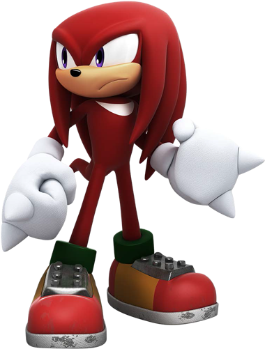 One Of The Few Rappers Eminem Is Too Scared To Diss - Knuckles The Echidna Sonic (450x500), Png Download