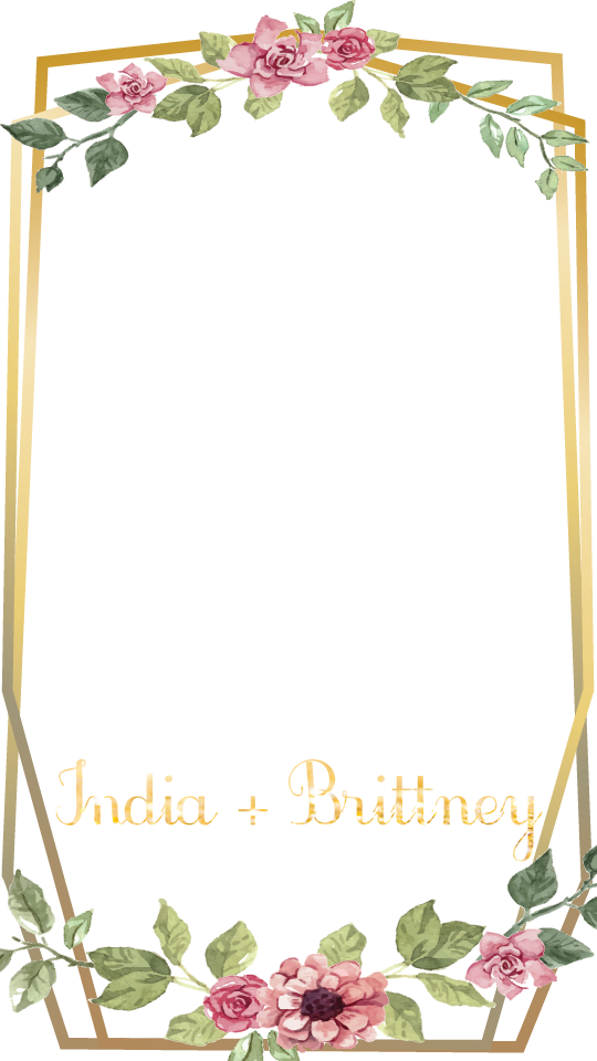 Wedding Geofilter Brittney India - Picture Frame - Free ...