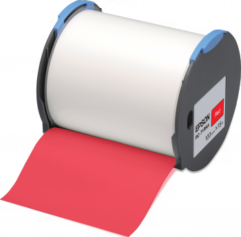 Rc-t1rna 100mm Red Tape - Epson Rc-t1gna Plastic Tape - 1 Roll(s) (350x345), Png Download