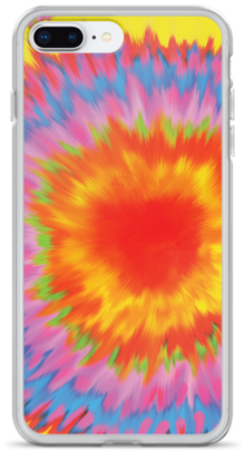 Color Burst Tie Dye Iphone Case - Mobile Phone (500x500), Png Download