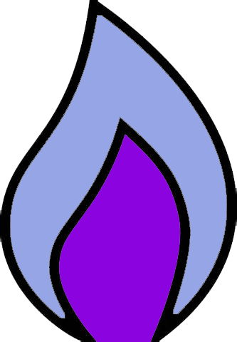 The Lilac Flower Ray And Flame And Its Variations ~ (333x480), Png Download