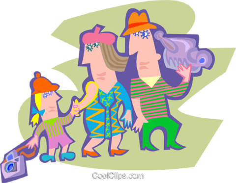 Family Outing Royalty Free Vector Clip Art Illustration - Clip Art (480x373), Png Download